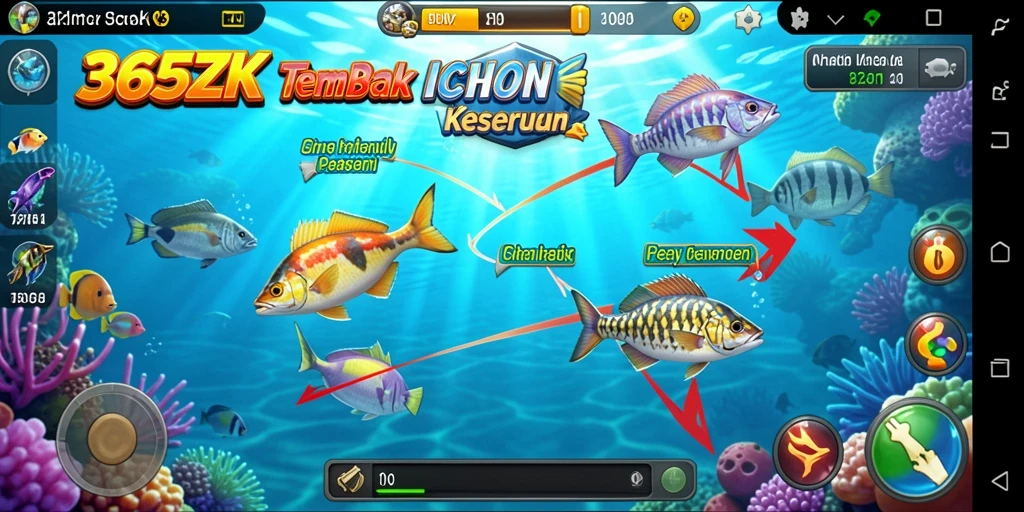 Gameplay seru menangkap ikan di 365ZK.