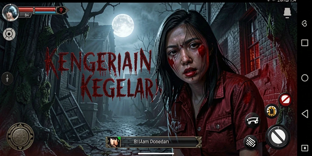 Tampilan gameplay dari 8II yang menegangkan dan menakutkan.