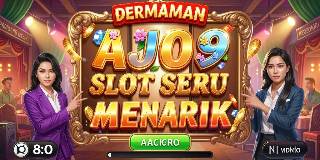 Screenshot AJO89 menampilkan gameplay Slot yang mengasyikkan dengan grafis warna-warni.