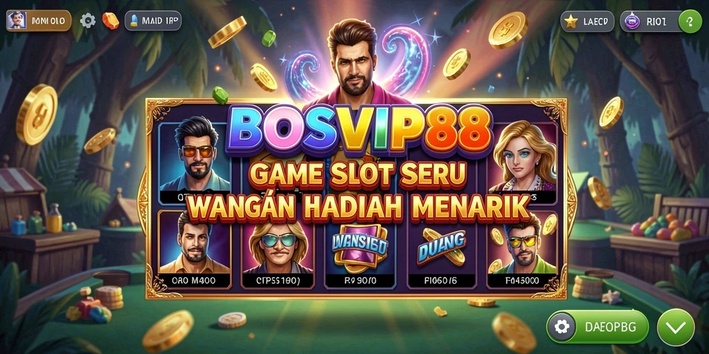 Tampilan screenshot gameplay BOSVIP88 yang penuh warna dan mendebarkan.
