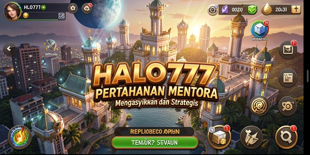 Tangkap momen seru dalam gameplay Tower Defense HALO777.