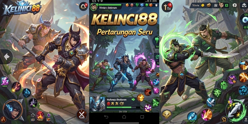 Screenshot KELINCI88 menampilkan aksi seru di arena MOBA.