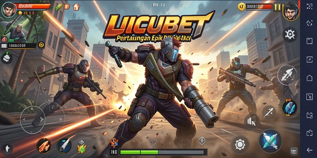 Gameplay seru di LUCUBET dengan aksi mendebarkan.