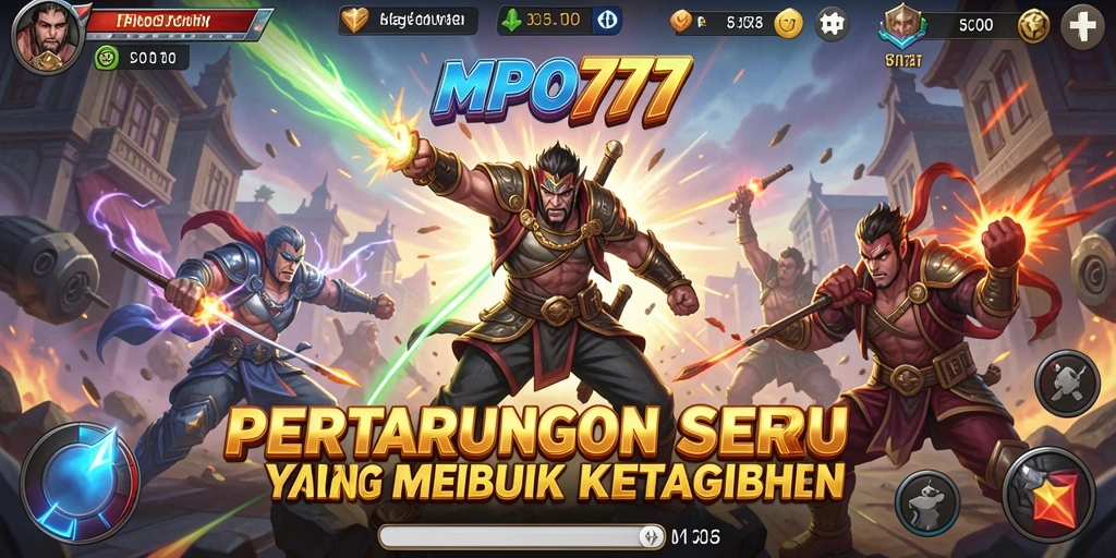 Gameplay mendebarkan dalam pertarungan intens antar karakter.