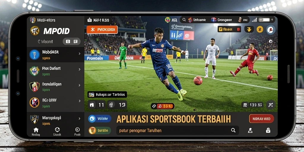 Tampilan menawan dari aplikasi Sportsbook MPOID saat melakukan taruhan.
