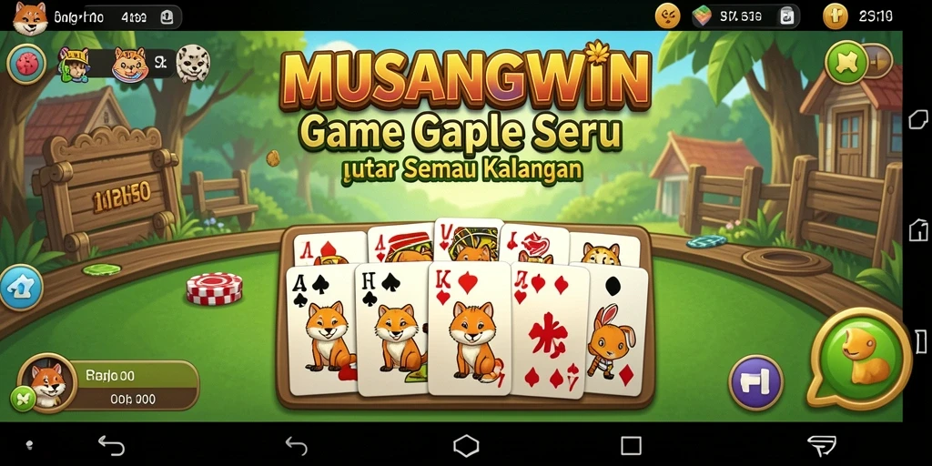Tampilan gameplay seru dan interaktif MUSANGWIN.