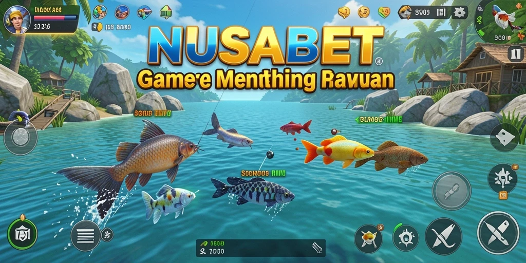 Gameplay memancing seru dengan grafis menakjubkan di NUSABET.