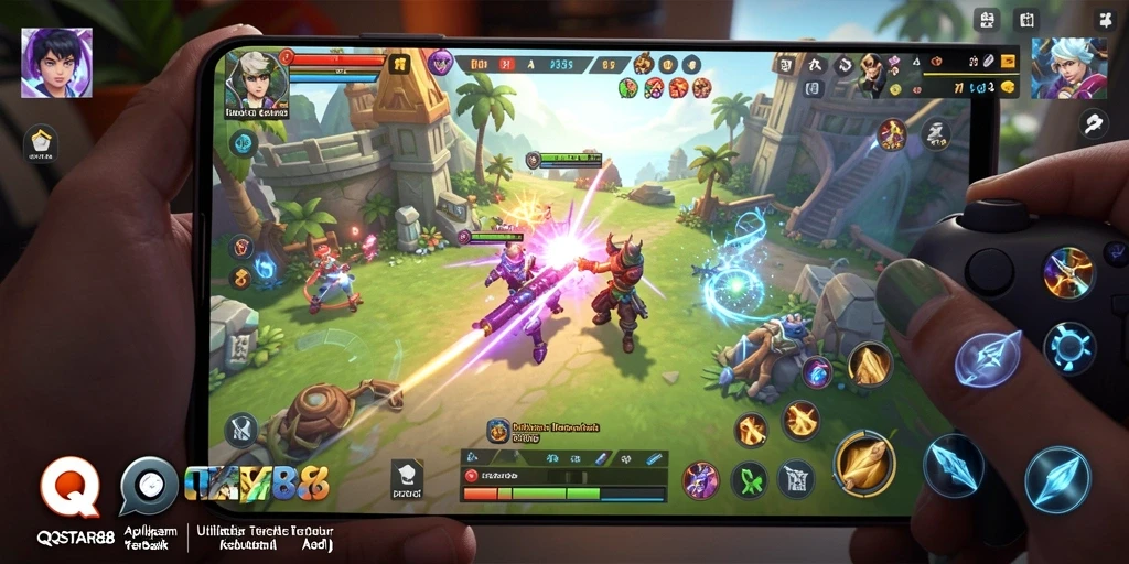 Screenshot menunjukkan tampilan antarmuka QQSTAR88 yang sederhana dan fungsional.