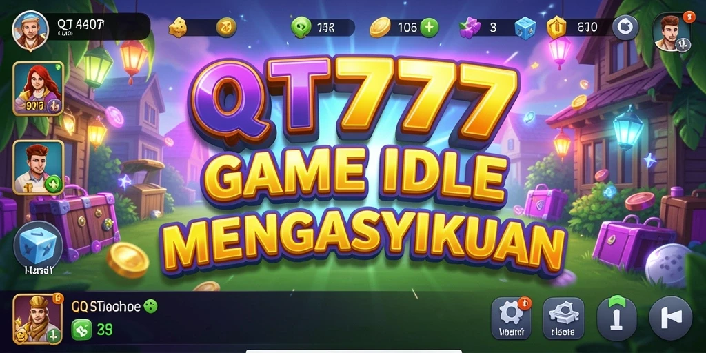 Screenshot gameplay QT777 menunjukkan aksi seru dalam game Idle.