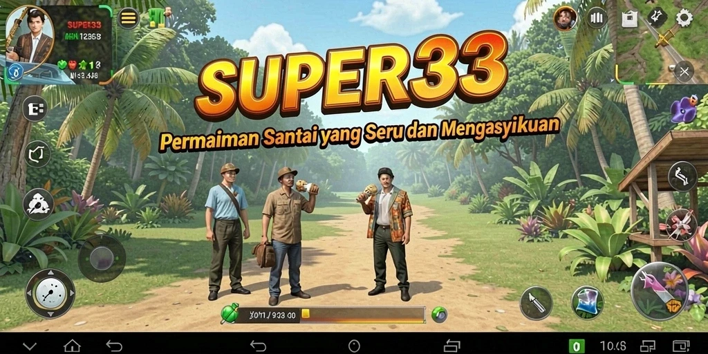 Tampilan gameplay SUPER33 yang seru dan mengasyikkan.